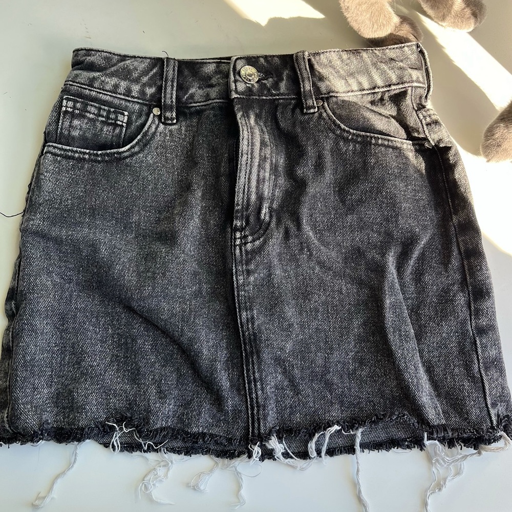 pacsun denim skirt
